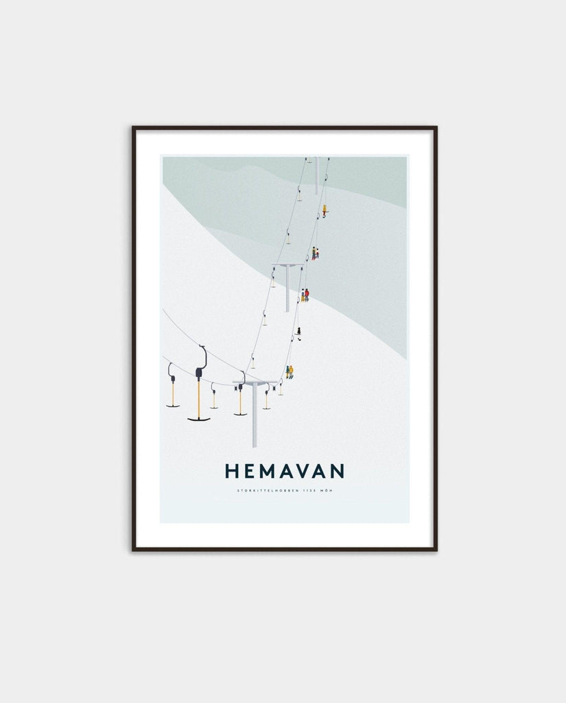 hemavan_tärnaby_västerbotten_skidåkning_poster_affisch_motiv_frost_fjelltopp