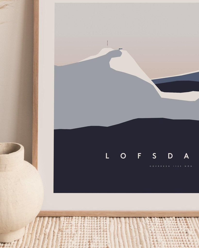 Lofsdalen poster - Frost - Fjelltopp