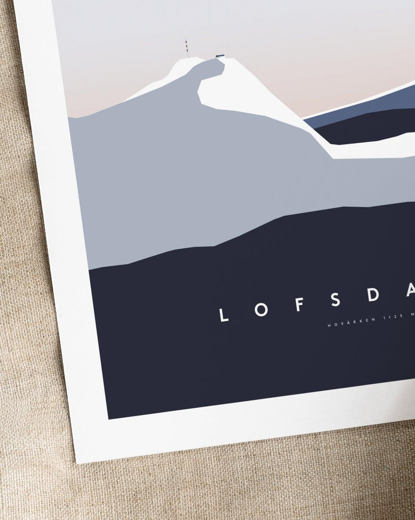 Lofsdalen poster - Frost - Fjelltopp
