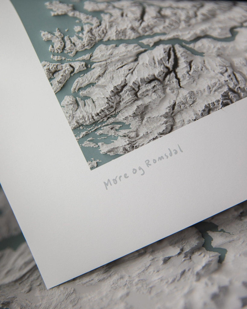 More & Romsdal No.3 poster – Elevation - Fjelltopp