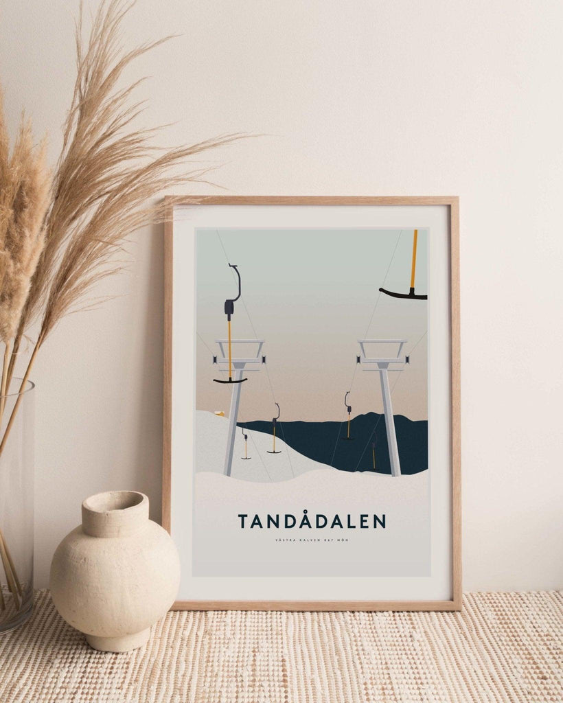 Tandådalen poster - Flinga - Fjelltopp