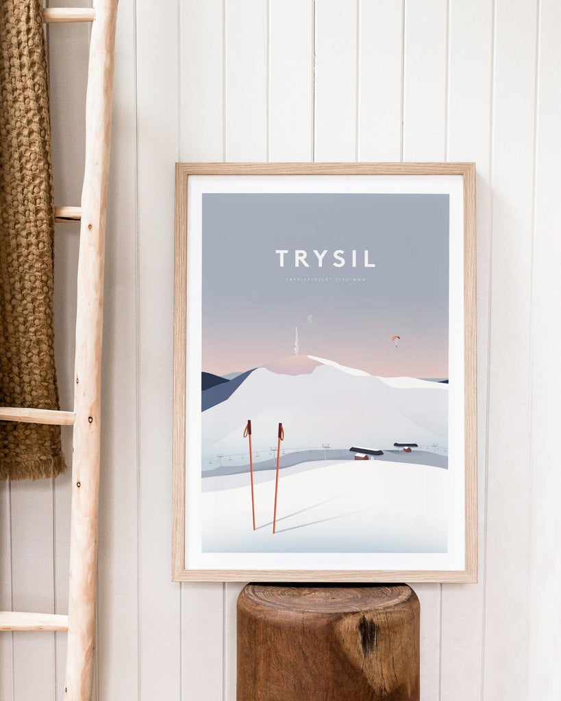 Trysil poster - Frost - Fjelltopp