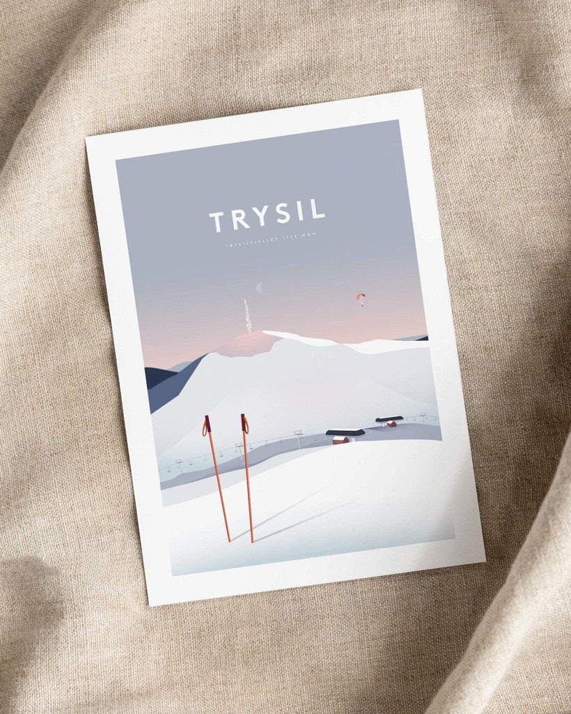 Trysil poster - Frost - Fjelltopp